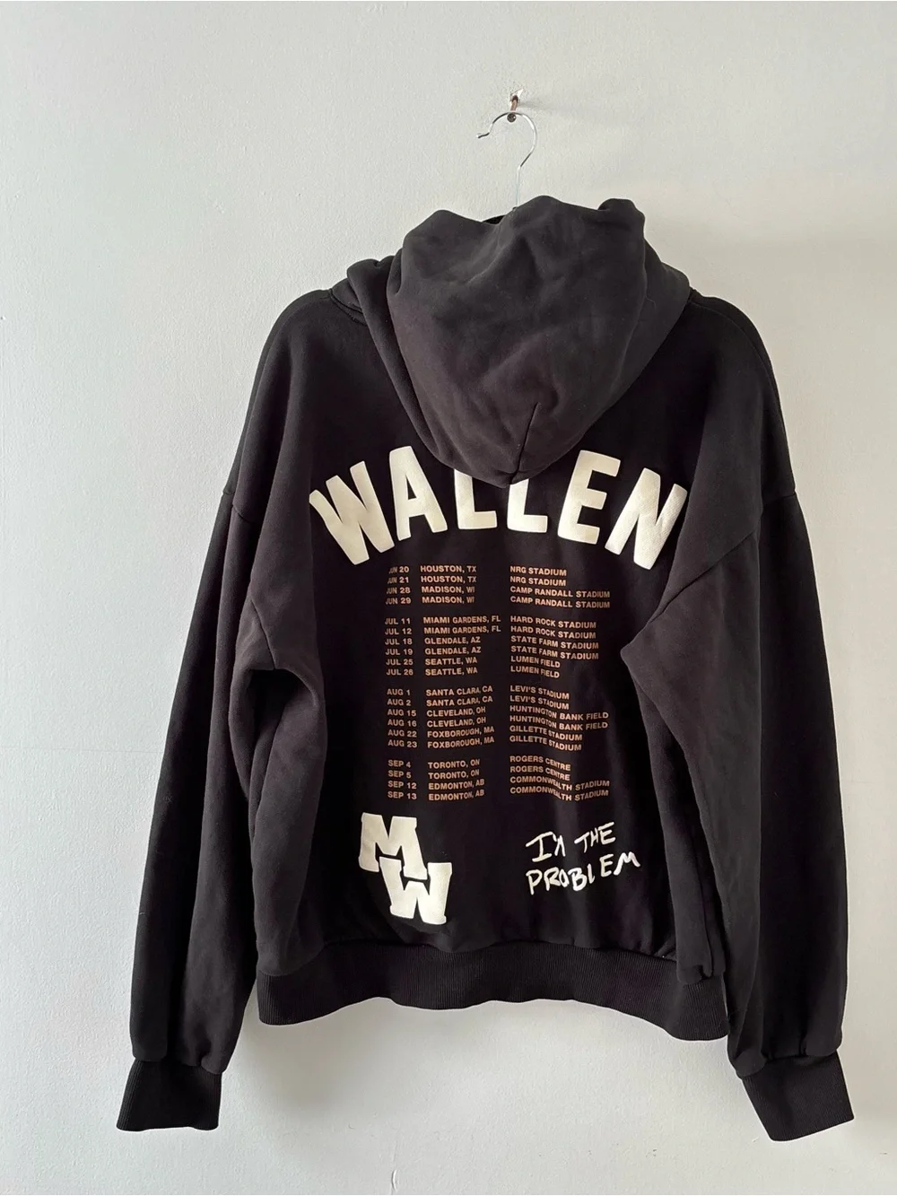 Morgan Wallen I’m The Problem Tour Hoodie Official Merch Sweatshirt Graphic - Picture 3 of 5